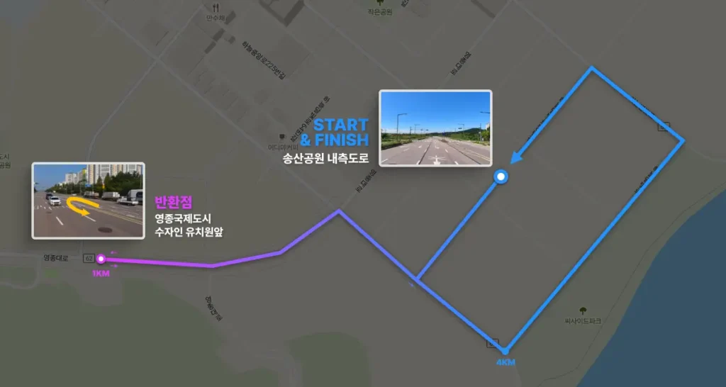 2025 mbn 선셋 마라톤 3km 코스