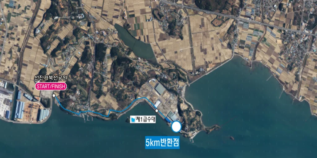 2025 사천노을마라톤 5km 코스