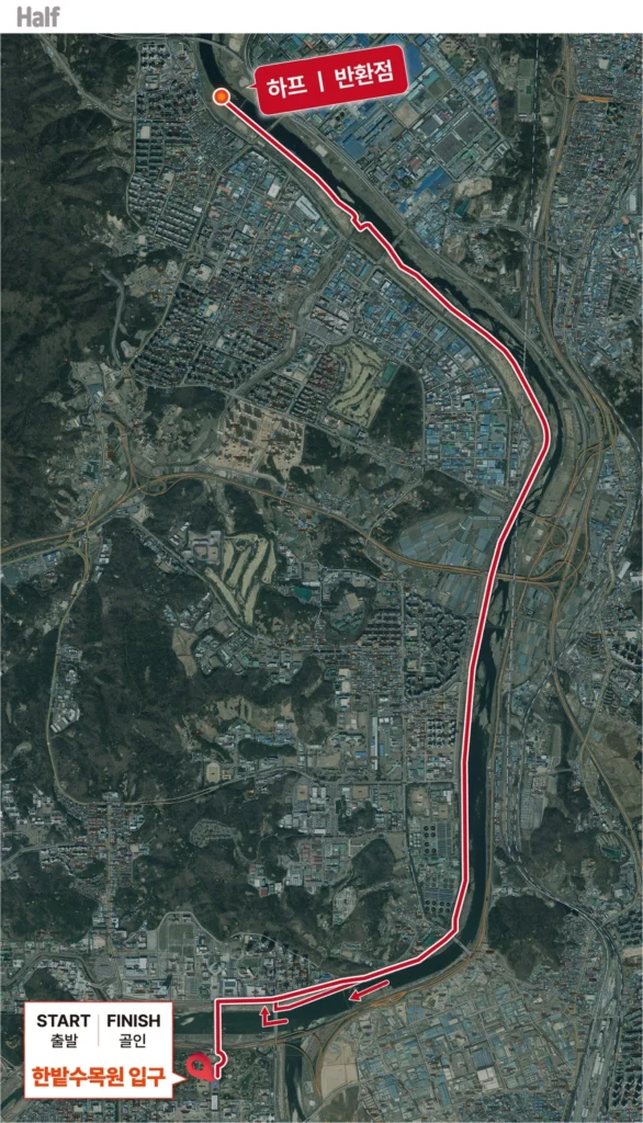 2025 초록우산 나눔 마라톤 하프 코스