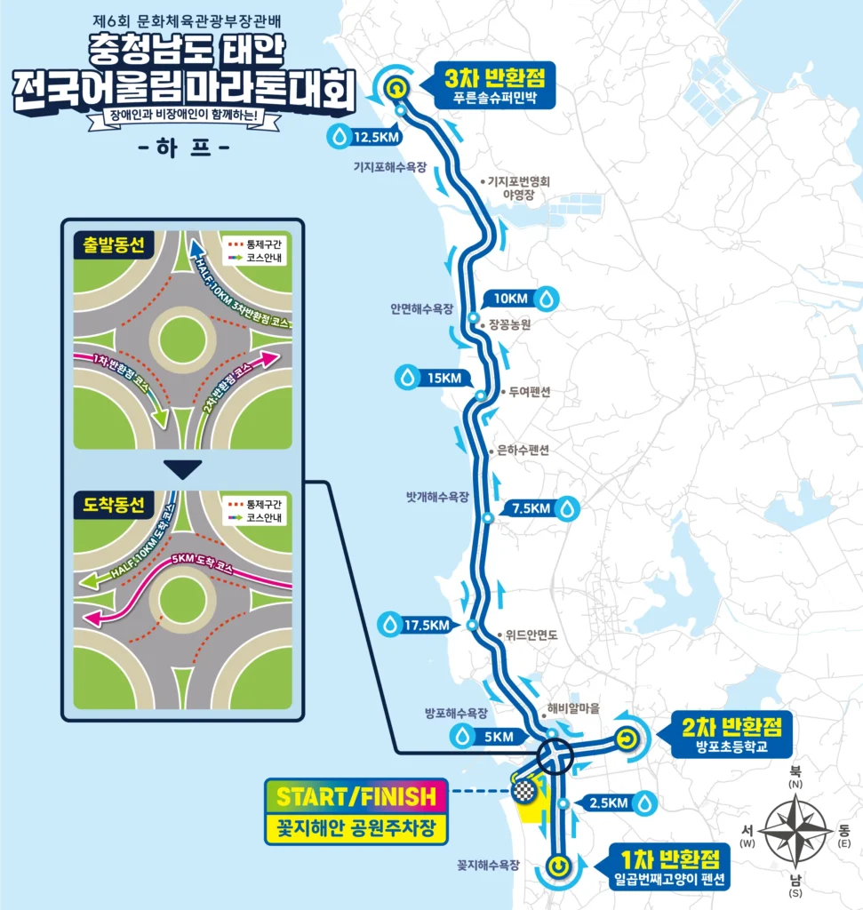 2025 충청남도 태안 전국어울림마라톤 하프코스