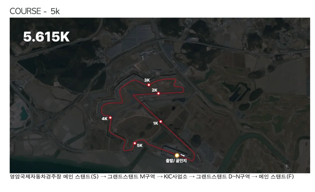 영암 모터피아 f1 마라톤 2025 5km 코스