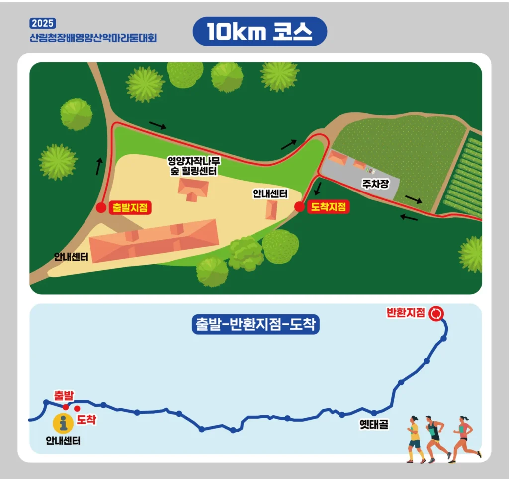 영양산악 마라톤 2025 10km 코스