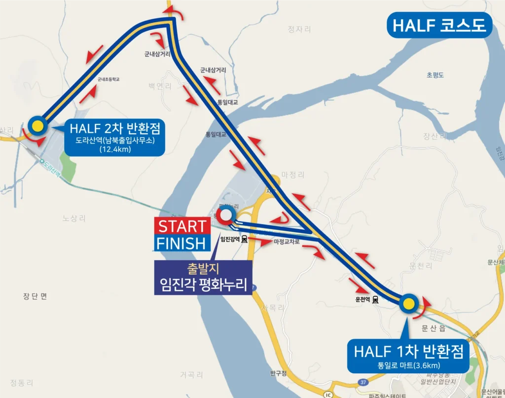 평화통일 마라톤 2025 하프코스
